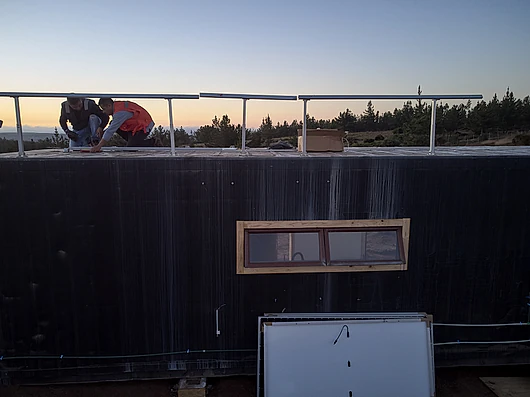 steel work in loft extensions on boats