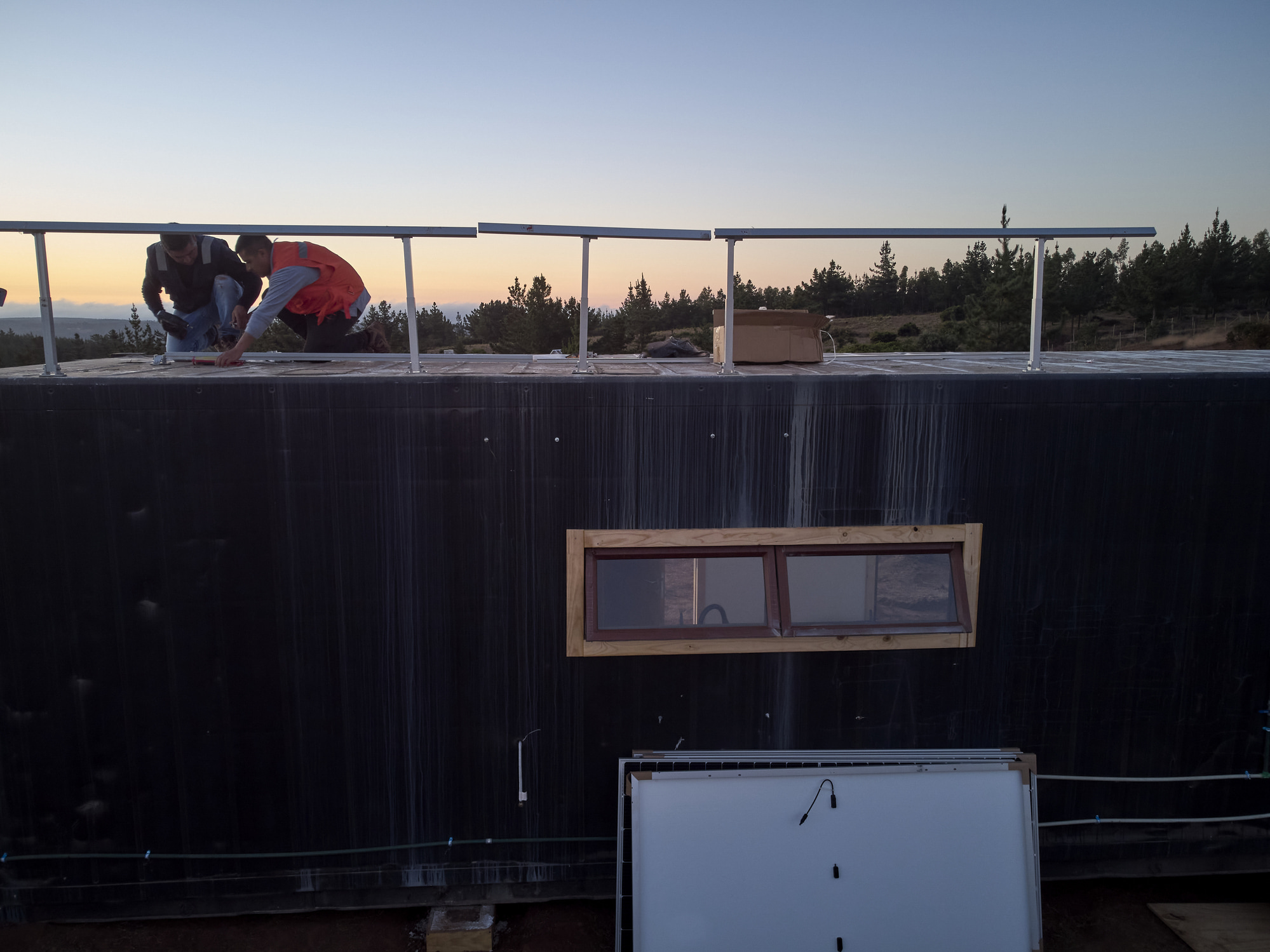 steel work in loft extensions on boats